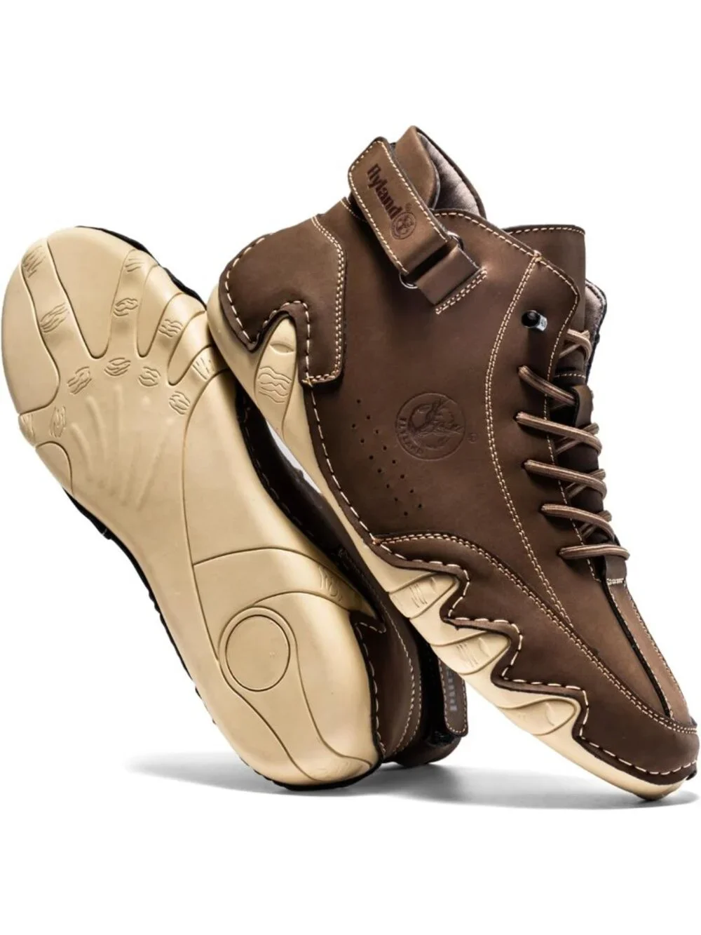 Stylish Casual Leather Ankle Chukka Boots | Lightweight Slip-On Sneakers for Men